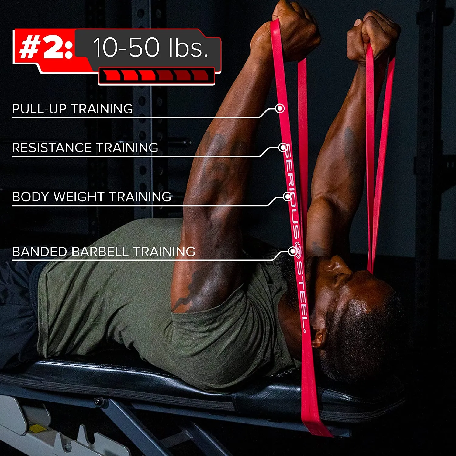 41" Average Resistance Band (50-120 lbs)