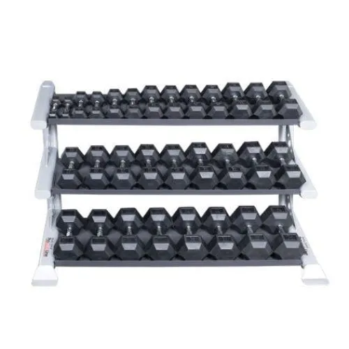 Body-Solid Pro Club Line 3 Tier Dumbbell Rack SDKR1000DB