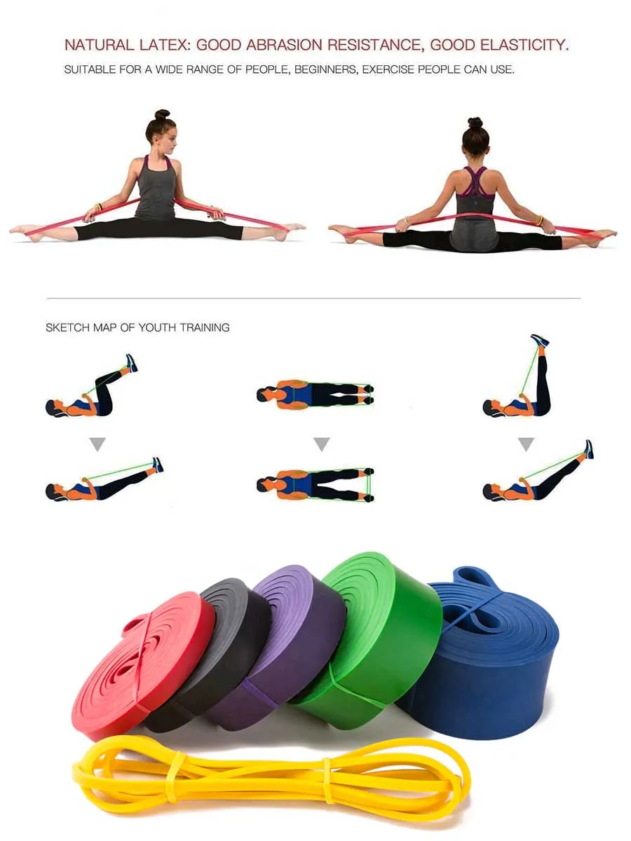 Fitness Power Bands - Assorted Colors