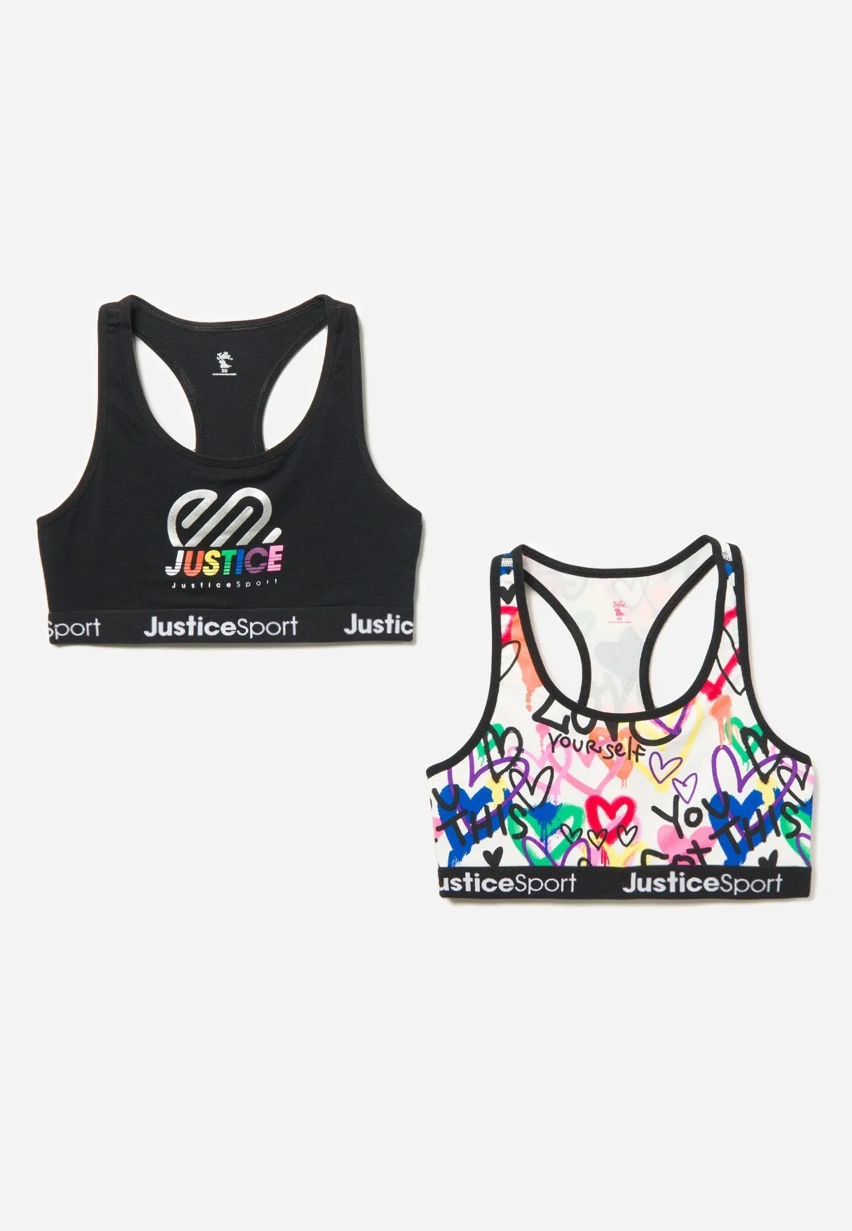 J Sport Racerback Sports Bra 2 Pack