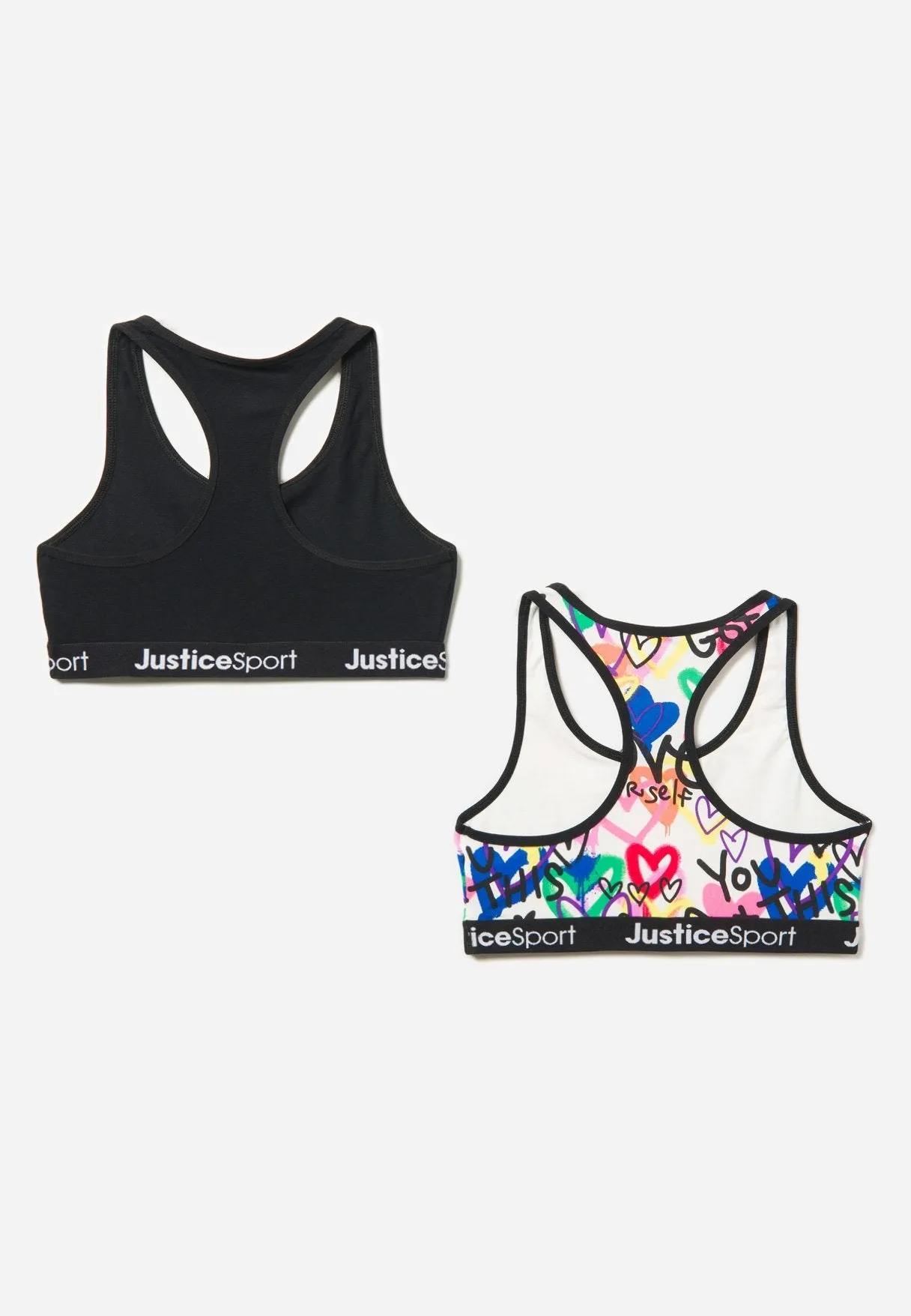 J Sport Racerback Sports Bra 2 Pack