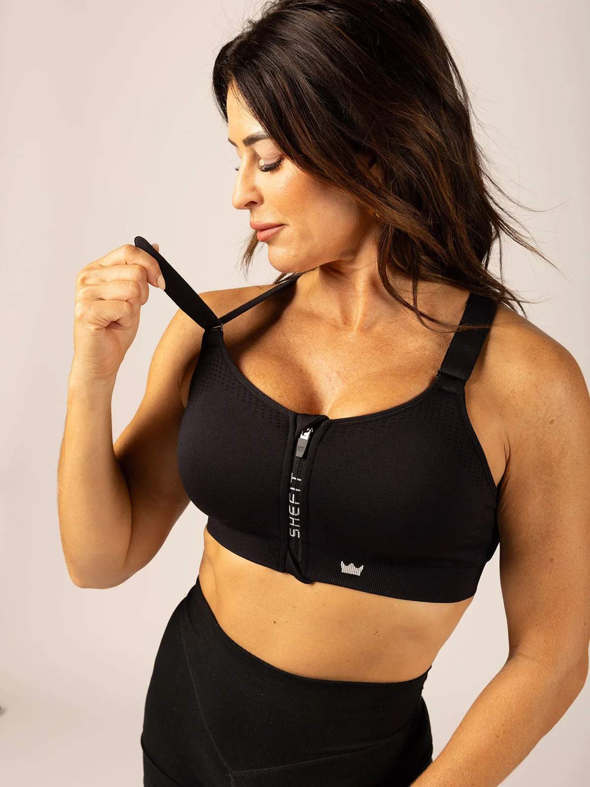 Low Impact Sports Bra - Black