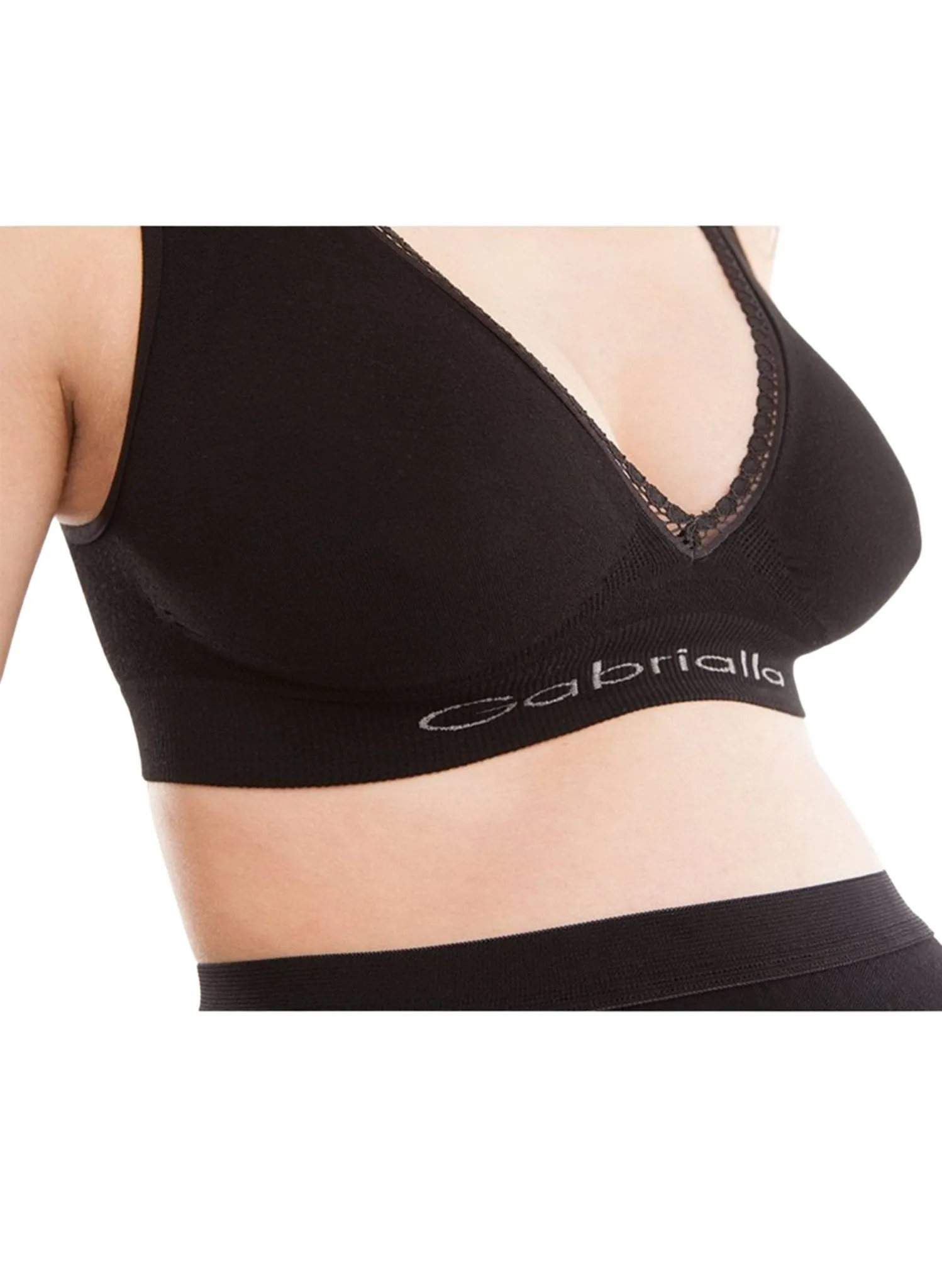 Milk-Fiber Sleeping Athletic Seamless Bra - Black