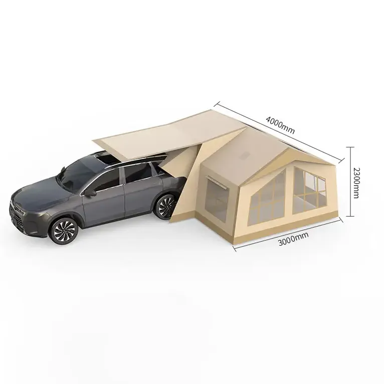 MKCAMP 3rd Gen Double-Room Inflatable Camping Tent Luxury for ModelX/Y/3&SUV Tent