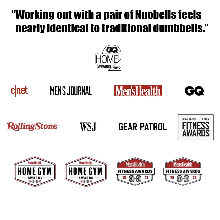 NÜOBELL 50LB Adjustable Dumbbells