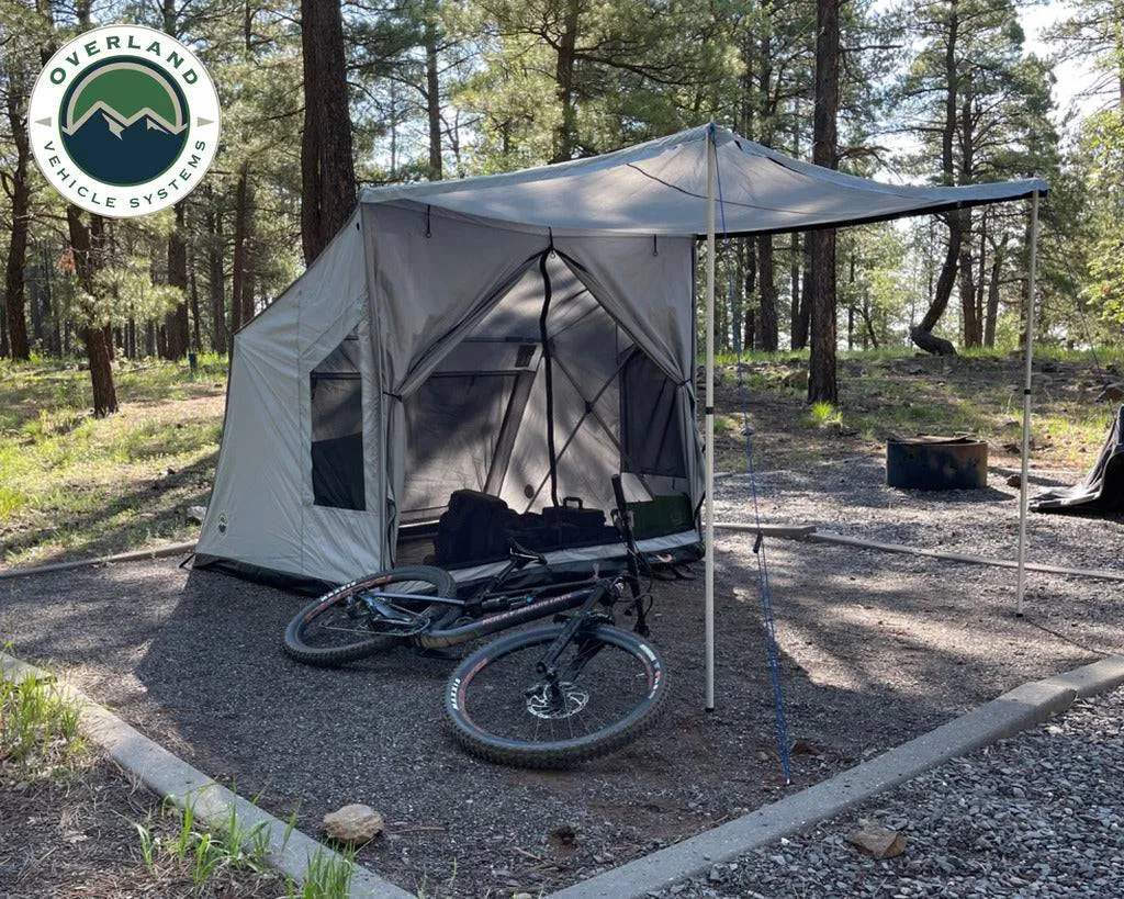 Overland Vehicle Systems Quick Deploying Gray Ground Tent | Universal