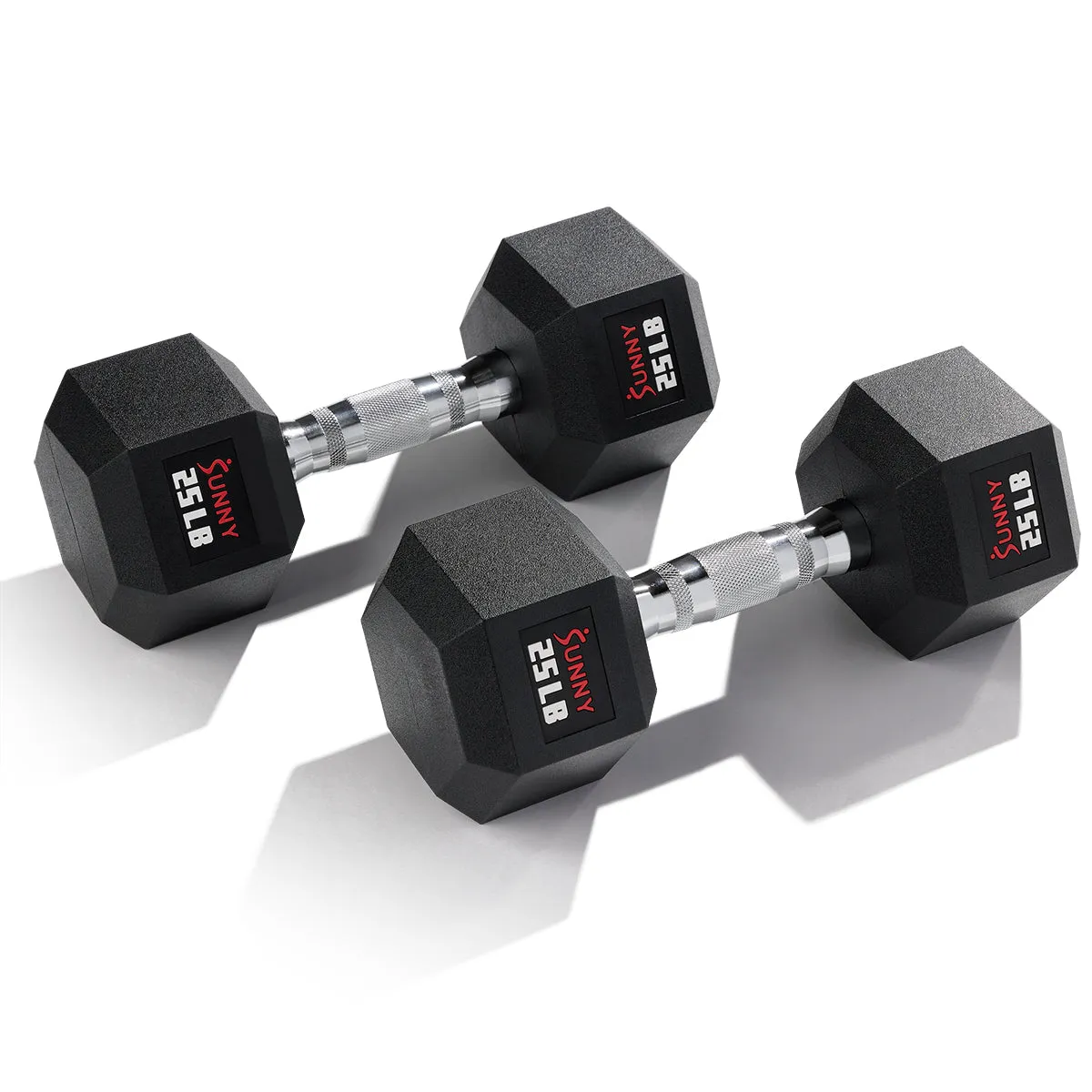 Premium Hex Style Dumbbells 5 - 50 LBS | Sunny Strength™