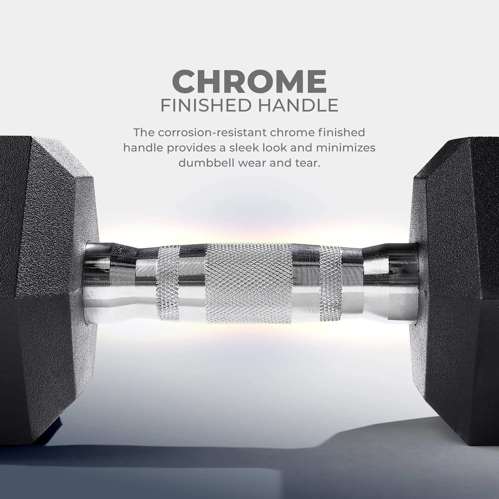 Premium Hex Style Dumbbells 5 - 50 LBS | Sunny Strength™