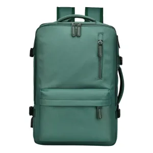 PV24 Multifunctional Large Capacity Casual Backpack Portable Travel Commuter Backpack(Green)