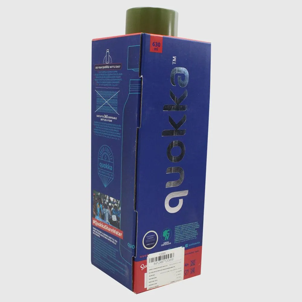 Quokka Olive Green Thermal Bottle Stainless Steel Ultramarine (630 ml)