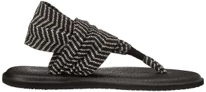 Sanuk Women's Yoga Sling 2 Black / Natural Congo Sandals - Women's