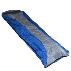 Sleeping Bag Waterproof Camping Blue & Grey