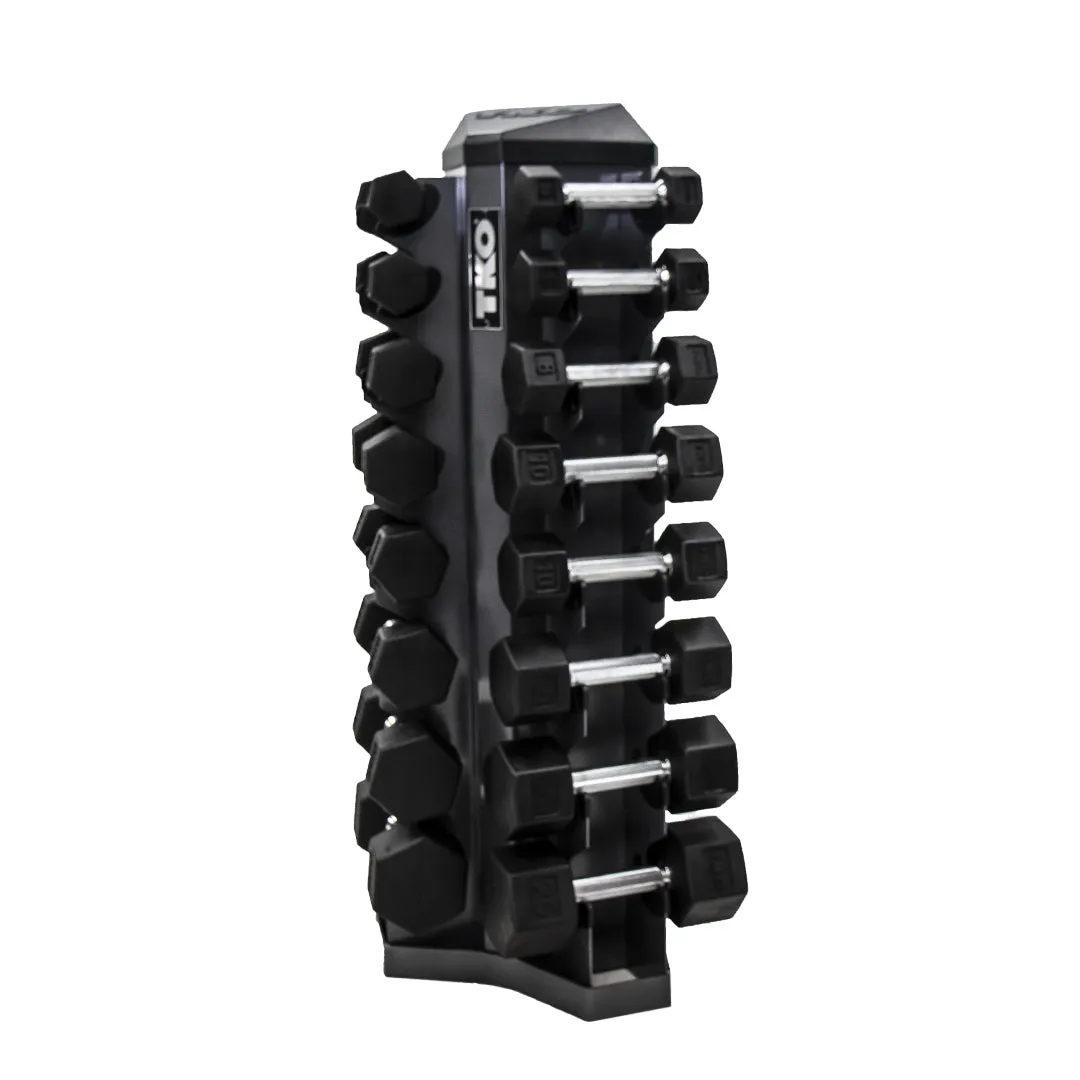 TKO 8 PAIR VERTICAL DUMBBELL RACK