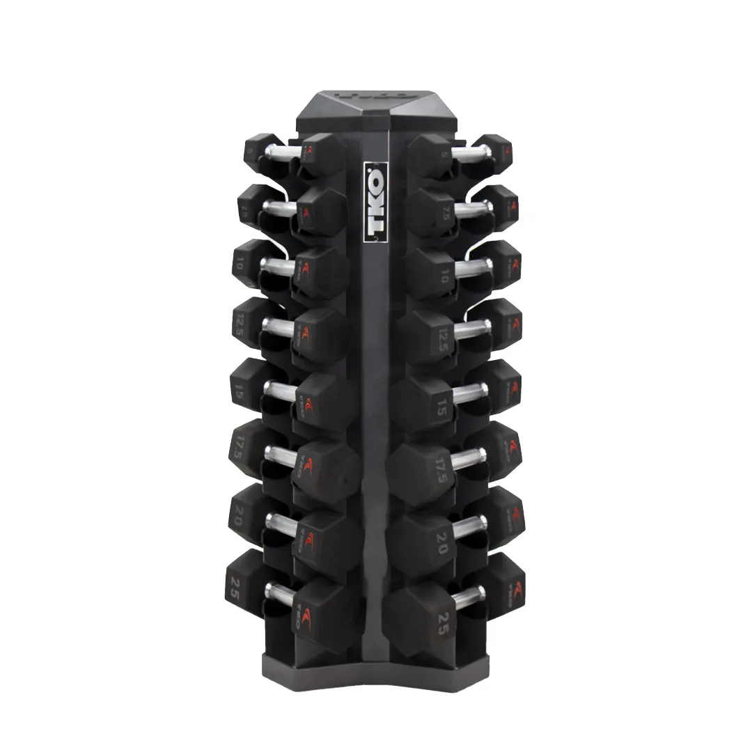 TKO 8 PAIR VERTICAL DUMBBELL RACK