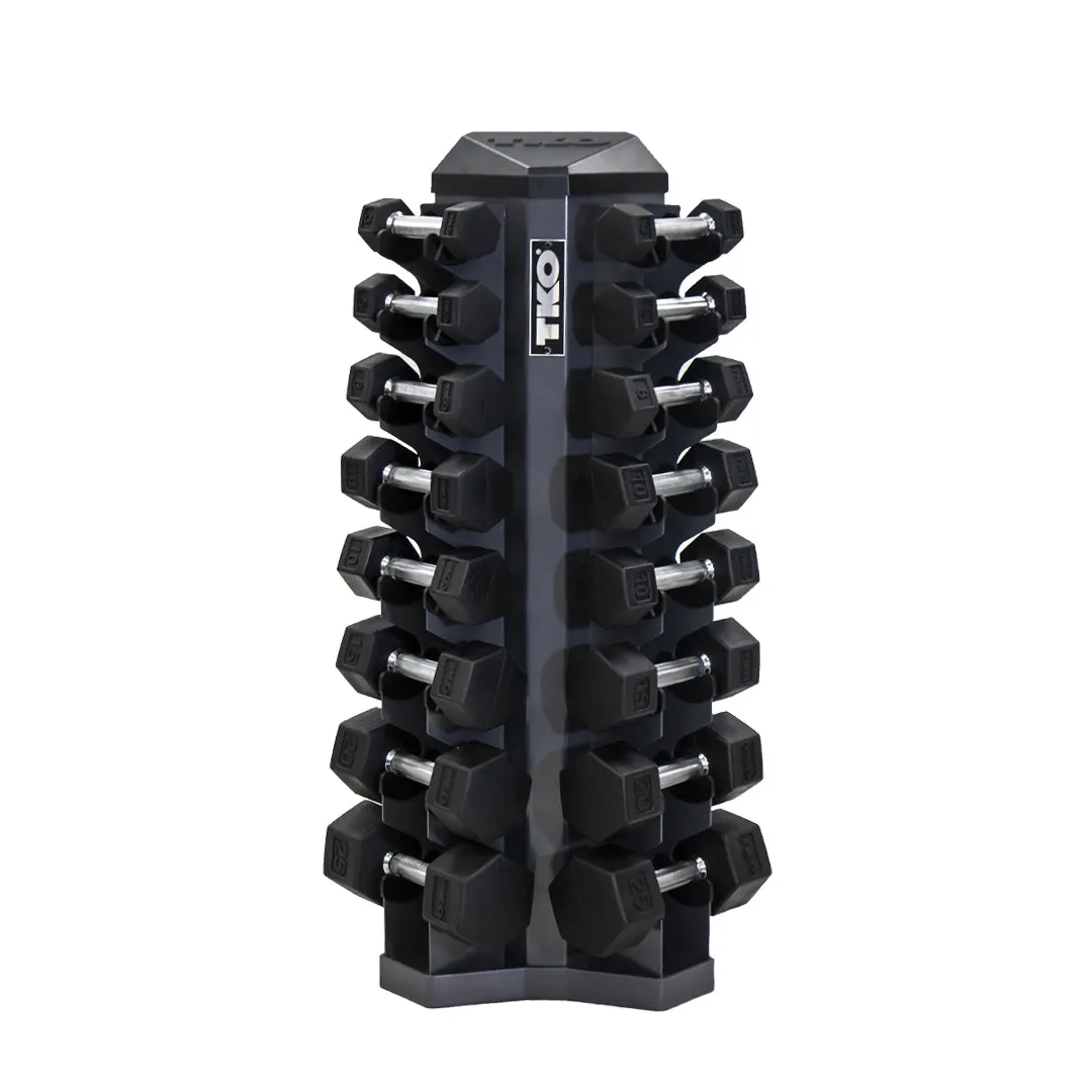 TKO 8 PAIR VERTICAL DUMBBELL RACK