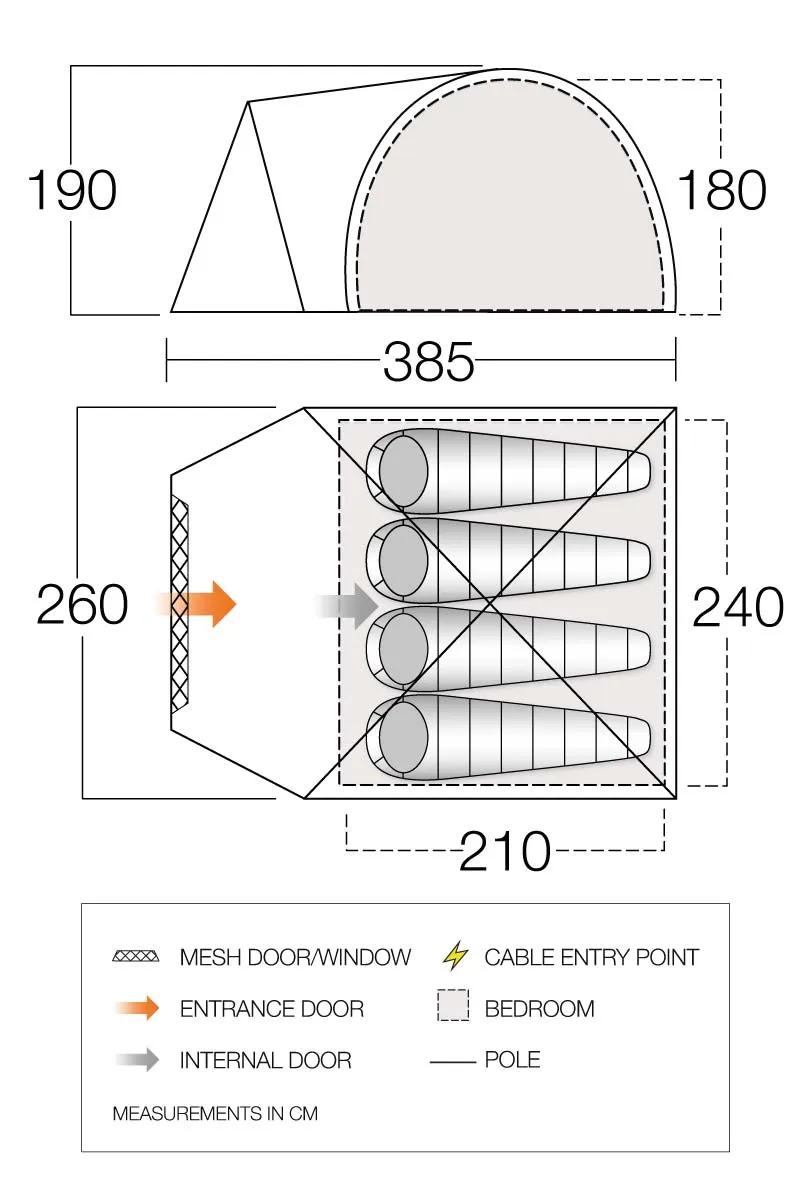 Vango Cragmor 400 Tent