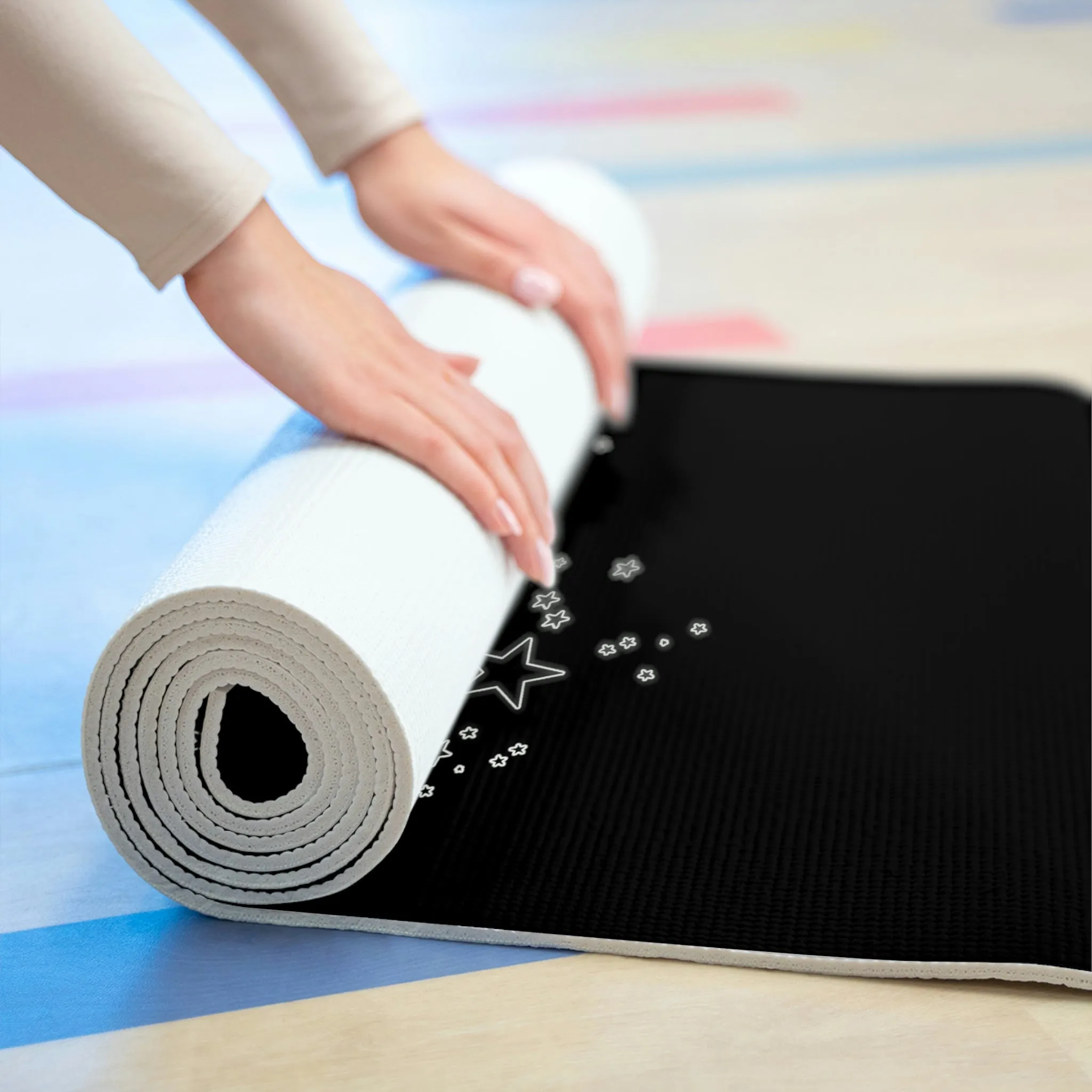 Witchy Vibes and Yoga Tribes Foam Yoga Mat