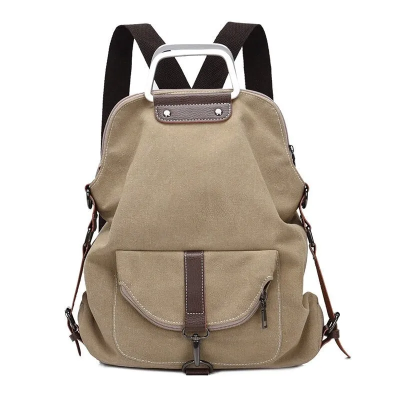 Women Large Capacity Canvas Backpacks