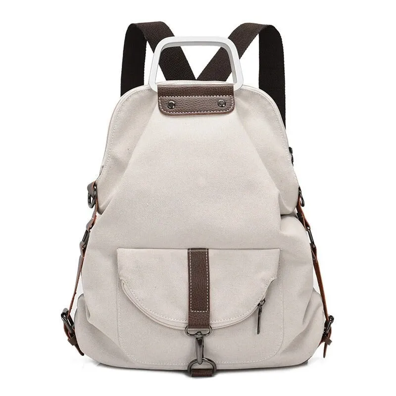 Women Large Capacity Canvas Backpacks