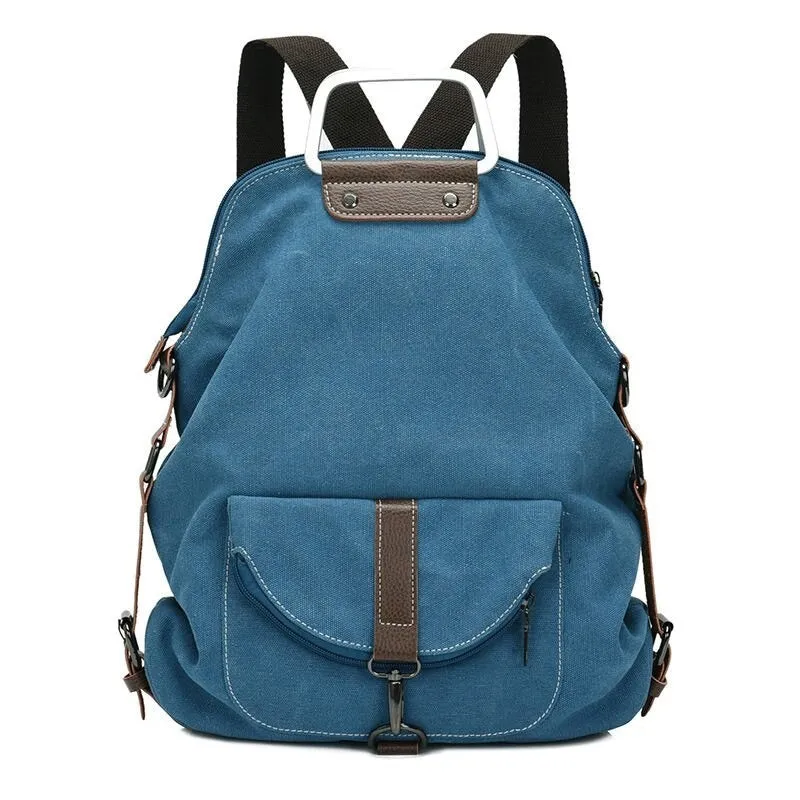 Women Large Capacity Canvas Backpacks