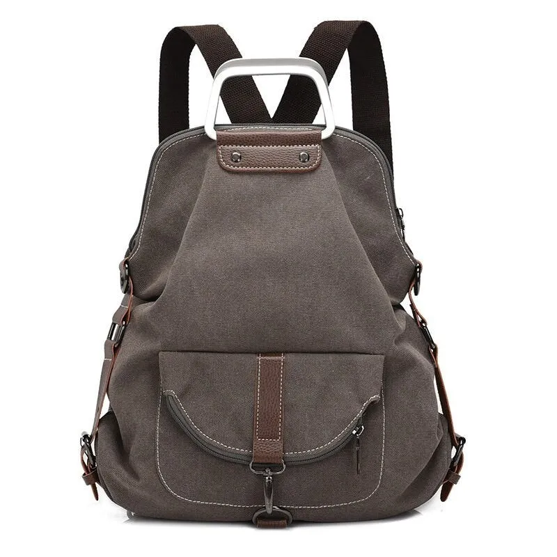 Women Large Capacity Canvas Backpacks