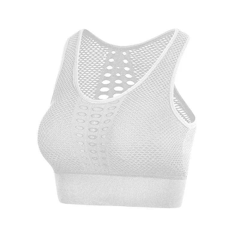 Women's Breathable Mesh Sports Bra