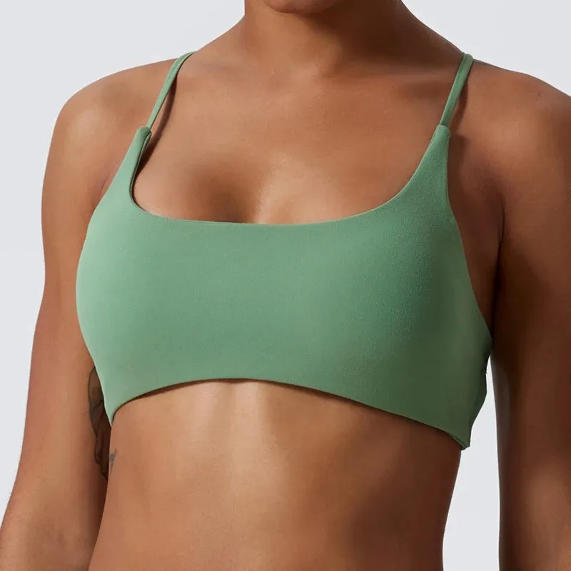 Women's Super Soft Cross Back Sports Bra