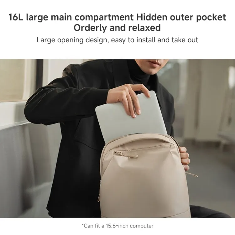 Xiaomi Mijia 16L Large Capacity Commuting Backpack(Light Khaki)